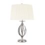 Elstead Lighting AEGEAN AG-TL-POL-NICKEL Asztali lámpa 1x60W/E27