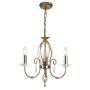 Elstead Lighting AEGEAN AG3-AGED-BRASS Csillár 3x60W/E14