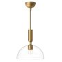 Elstead Lighting Jude ALM-JUDE-P-GD-CL Függőlámpa 1x60W/E27 IP20