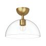 Elstead Lighting Jude ALM-JUDE-SF-GD-CL Plafonlámpa 1x60W/E27 IP20