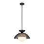 Elstead Lighting Perth ALM-PERTH-P-BK Függőlámpa 1x60W/E27 IP20