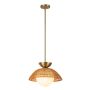 Elstead Lighting Perth ALM-PERTH-P-GD Függőlámpa 1x60W/E27 IP20