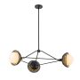 Elstead Lighting Perth ALM-PERTH3-BK Csillár 3x40W/E14 IP20