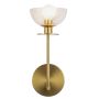 Elstead Lighting Sylvia ALM-SYLVIA-1WB-BG-CL Fali lámpa 1x40W/E14 IP20