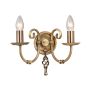 Elstead Lighting ARTISAN ART2-AGD-BRASS Fali lámpa 2x60W/E14