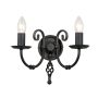 Elstead Lighting ARTISAN ART2-BLACK Fali lámpa 2x60W/E14