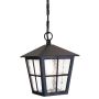 Elstead Lighting CANTERBURY BL48M-BLACK Függőlámpa 1x60W/E27 IP43