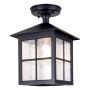Elstead Lighting WINCHESTER BL18A-BLACK Süllyesztett mennyezeti lámpa 1x60W/E27 IP43