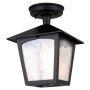 Elstead Lighting YORK BL6A-BLACK Süllyesztett mennyezeti lámpa 1x60W/E27 IP23