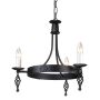 Elstead Lighting BELFRY BY3-BLACK Csillár 3x60W/E14