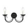 Elstead Lighting CHARTWELL CH2-BLACK Fali lámpa 2x60W/E14