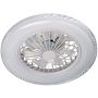 Polux EGYPT 341297 Ventilátor 3000K-4000K-6500K 5300lm ip20