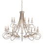 Elstead Lighting CHRISTINA CRT18-SIL-GOLD Csillár 18x60W/E14