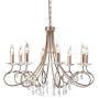 Elstead Lighting CHRISTINA CRT8-SILVER-GOLD Csillár 8x60W/E14