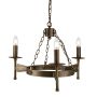 Elstead Lighting CROMWELL CW3-OLD-BRZ Csillár 3x60W/E14