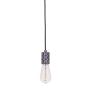 Italux MILLENIA DS-M-010-03 MATT BLACK Függőlámpa 1x60W/E27 IP20