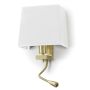 Novolux FIRENZE 507A-Y05X1B-46 Fali lámpa 2x60W, 3W/E27, LED 240LM IP20