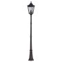 Feiss COTSWOLD LANE FE-COTSLN5-L-BK Utcai lámpa 3x60W/E14 IP44