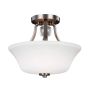 Feiss EVINGTON FE-EVINGTON-SF-SN Plafonlámpa 2x60W/E27