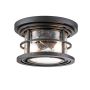 Feiss Lighthouse FE-LIGHTHOUSE-F-BLK Süllyesztett mennyezeti lámpa 2x40W/E27 IP44