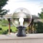 Fumagalli Disma FMG-DISMA-GLOBE-BLK Utcai lámpa 1x23W/E27 IP55