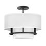 Hinkley Lighting Graham HK-GRAHAM-M-BK Plafonlámpa 3x40 W/E14