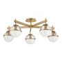 Hinkley Lighting Hollis HK-HOLLIS-5-C-HB Plafonlámpa 5x40 W/E14 ip44
