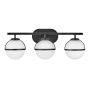 Hinkley Hollis HK-HOLLIS3-O-BK-BATH Fali lámpa 3x60W/E14 IP44