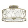 Hinkley Lighting NEST HK-NEST-SF-SL Plafonlámpa 3x75W/E27