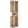 Hinkley Pratt HK-PRATT-2LT-SPOT-HB Fali lámpa 2x8W/GU10 3000K 560lm ip44