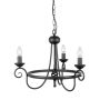 Elstead Lighting HARLECH HR3A-BLACK Csillár 3x60W/E14