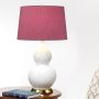 Elstead Lighting Isla ISLA-AB-TL-PURPLE Asztali lámpa 1x60 W/E27