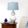Elstead Lighting Isla ISLA-PN-TL-BLUE Asztali lámpa 1x60 W/E27