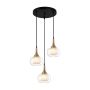 Italux KONILA PND-99709-3A-BRO-CL Függőlámpa 3x10W/G9 IP20