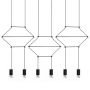 King Home FLUSSO LINE JD0032-6P Függőlámpa 6x3W/G9 3000K 1440LM IP20