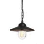 Elstead Lighting KLAMPENBORG KLAMPENBORG8-BK Függőlámpa 1x60W/E27 IP44