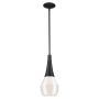 Kichler Deela KL-DEELA-P-BK Függőlámpa 1x60W/E27 IP20