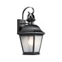 Kichler Mount Vernon KL-MOUNT-VERNON2-M-BK Fali lámpa 1x60W/E27 ip44