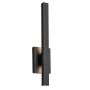 Kichler Nocar KL-NOCAR-M-BK Fali lámpa 1x20W/LED 3000K 1150lm IP44