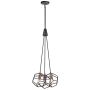 Kichler ROCKLYN KL-ROCKLYN3-RS Függőlámpa 3x60W/E27
