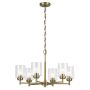 Kichler Winslow KL-WINSLOW6-NBR Csillár 6x60W/E27 IP20