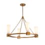 Elstead Lighting Kristy KRISTY4-DG-OPAL Csillár 4x40W/E27 IP20