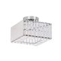 Light Prestige Vetro LP-2910/1C CH square Süllyesztett mennyezeti lámpa 1x15W/E27 IP20