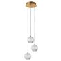 Light Prestige Brillant LP-3303/3P GD Függőlámpa 3x11W/LED 1080lm IP20