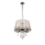 Light Prestige Mona LP-5005/5P srebrna Csillár 5x40W/E14 IP20