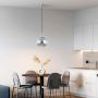 Light Prestige Palla LP-2844/1P S CH Függőlámpa 1x40W/E14 IP20