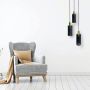 Light Prestige Tirana LP-945/3P BK Függőlámpa 3x60W/E27 IP20