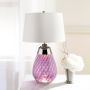Elstead Lighting LENA LARGE LENA-TL-L-PLUM-OWSS Asztali lámpa 1X7W/GU10+1x60W/E27