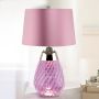 Elstead Lighting LENA SMALL LENA-TL-S-PLUM Asztali lámpa 1X7W/GU10+1x60W/E27