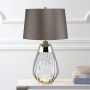 Elstead Lighting LENA SMALL LENA-TL-S-SMOKE Asztali lámpa 1X7W/GU10+1x60W/E27